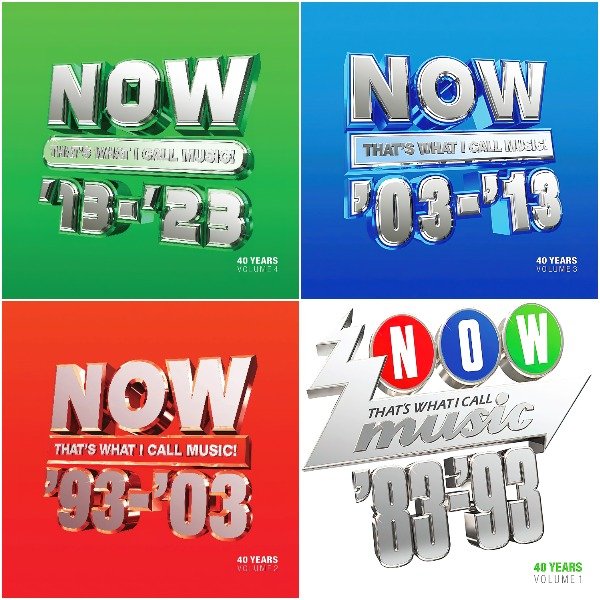 Постер к NOW Thats What I Call 40 Years Vol.1-4 (12CD) (2023)